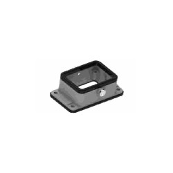 Embase encastrée 6B, Aluminium moulé sous pression, acier inoxydable, IP65, Sortie basse